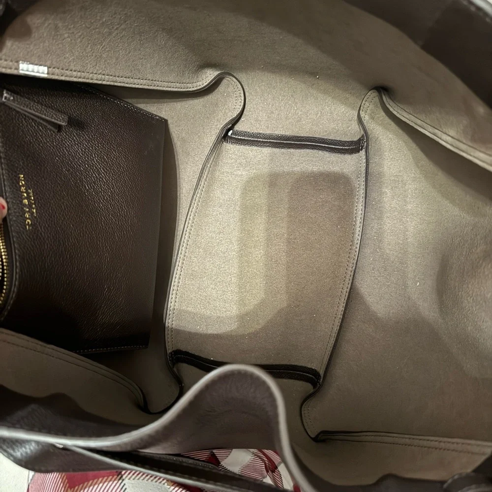 LIKE NEW! Tory Burch Romy Tote in Deep Brown - Picture 7 of 7